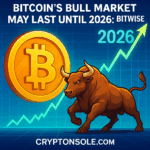Bitwise CIO Matt Hougan says Bitcoin’s bull run could extend to 2026, challenging the traditional 4-year cycle as institutional adoption grows.