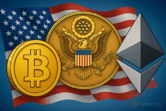 The SEC approves in-kind creation/redemption for BTC and ETH ETFs via Nasdaq, CBOE, and NYSE — aligning crypto ETFs with traditional commodity models.