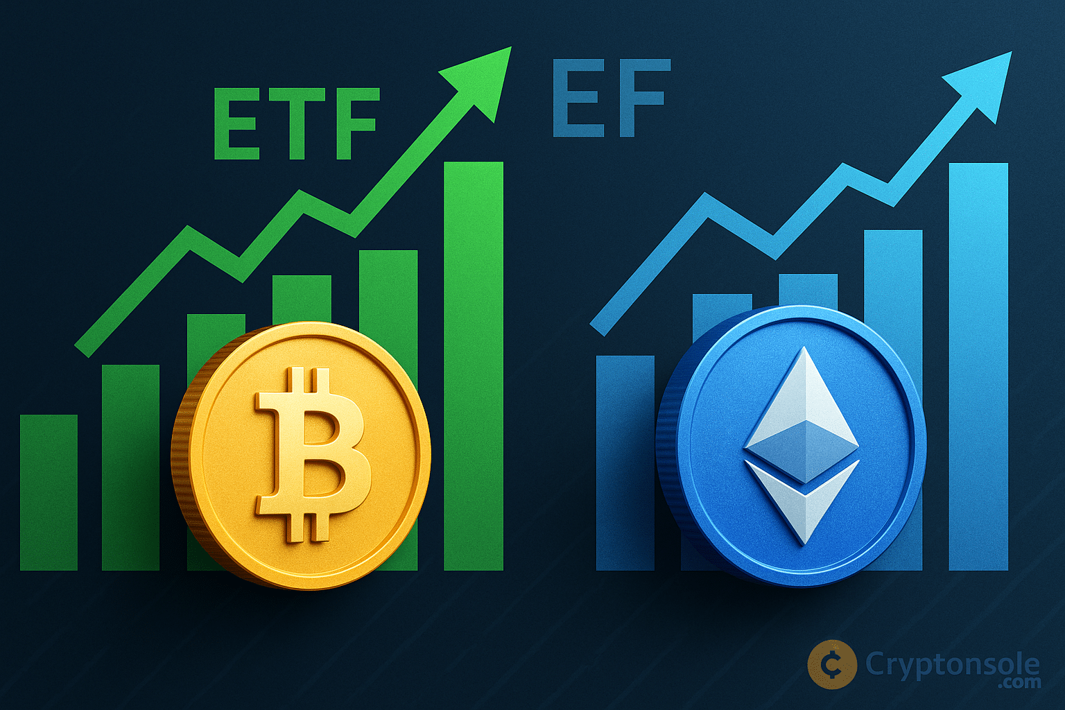 Spot Bitcoin ETFs saw $247M inflows Aug 4–8, led by IBIT. Ethereum ETFs hit 13 weeks of gains with $327M inflows, signaling strong demand.