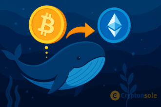 A dormant Bitcoin whale shifts $1.1B BTC and resumes massive ETH buying, fueling speculation as ETH gains momentum and BTC faces market pressure