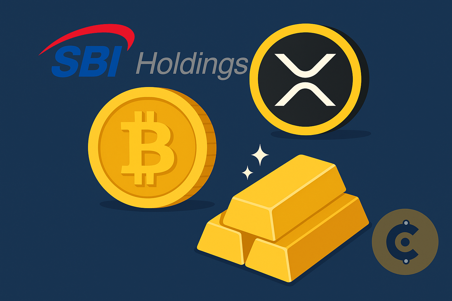 SBI Holdings files to launch two ETFs—Crypto-Assets ETF and Digital Gold ETF—merging Bitcoin, XRP, and gold for Japanese investors.