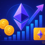 Ethereum hits 1.74M daily transactions as stablecoin use and ETH treasury strategies attract institutional and DeFi-driven activity.