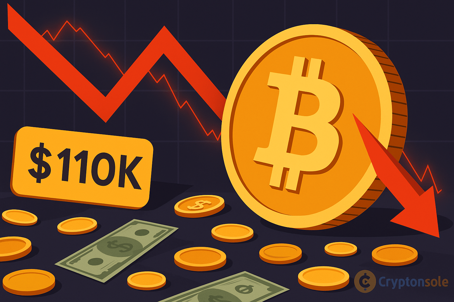 Bitcoin drops to $110K as $900M in liquidations hit crypto. Analysts warn of more downside, but ETH ETFs and corporate buyers show resilience.