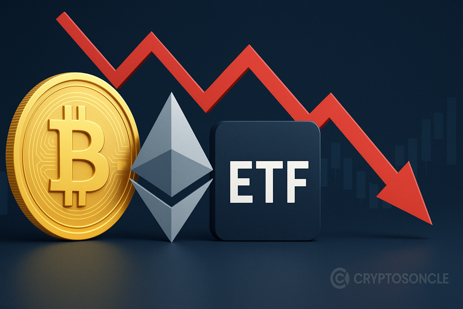 Bitcoin & Ethereum ETFs See Strong Outflows on September 22, Contrary to Some Reports