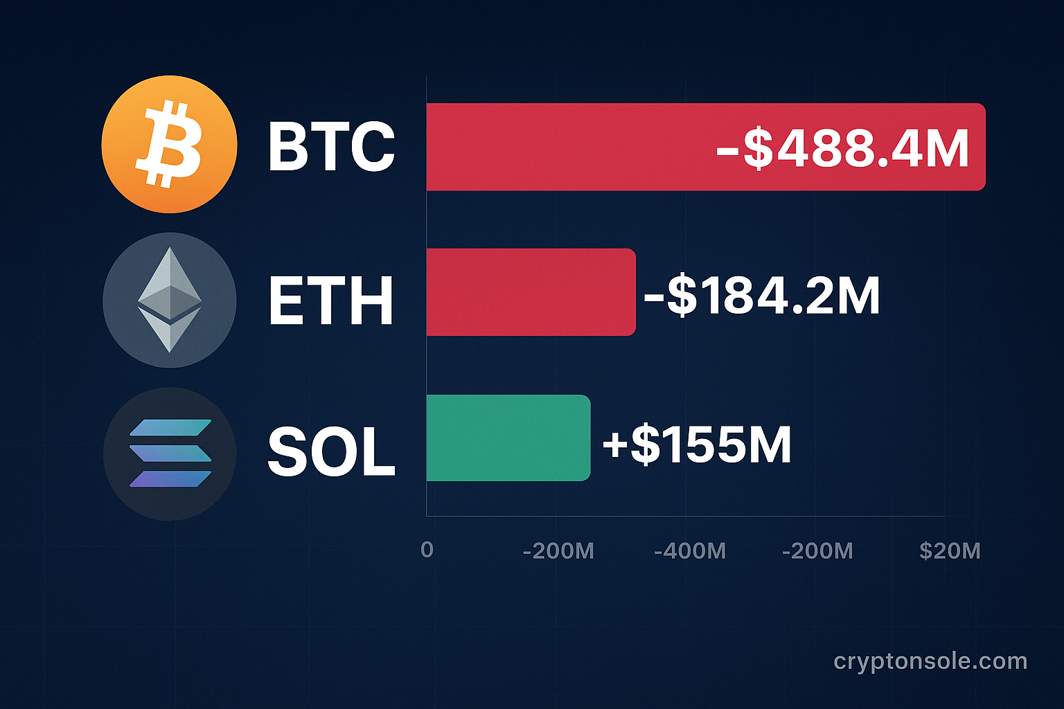 Spot Bitcoin and Ethereum ETFs record heavy outflows on Oct. 30; Spot Solana ETFs buck trend with sizable inflows