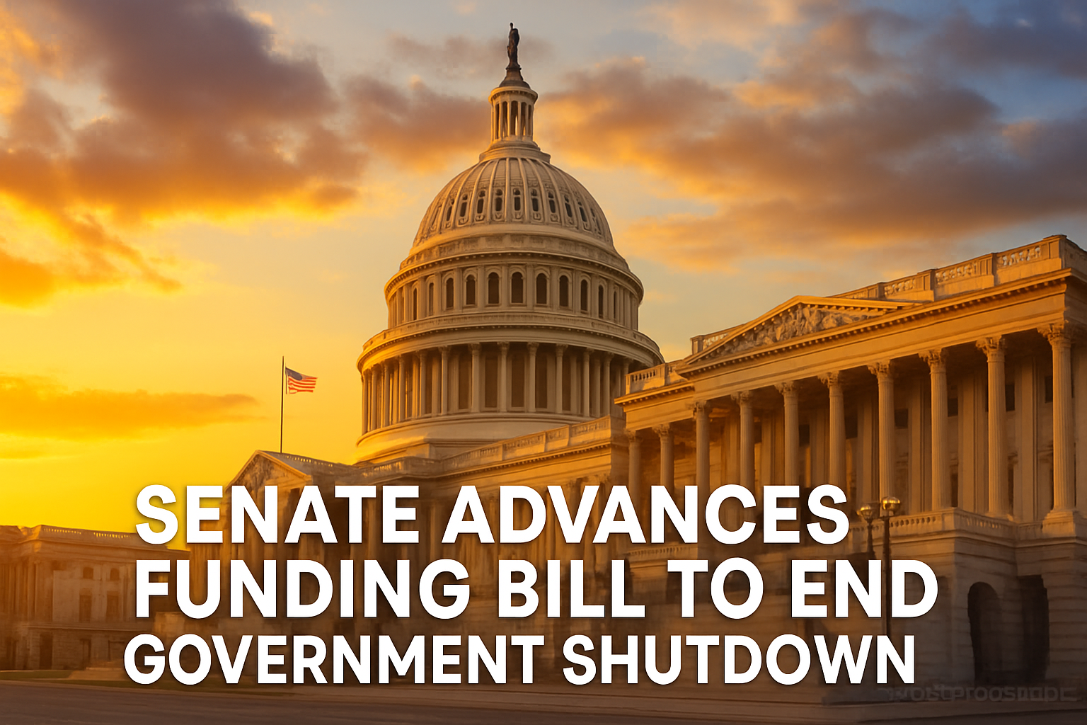 Senate Advances Funding Bill to End Government Shutdown