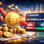 Polymarket Odds Suggest Waning Confidence Bitcoin Will Hit $100K in January