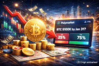 Polymarket Odds Suggest Waning Confidence Bitcoin Will Hit $100K in January