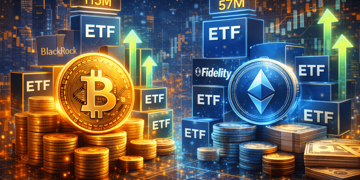 U.S. Spot Bitcoin and Ethereum ETFs See Strong Inflows on March 11 as Institutional Demand Continues